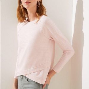😍 2/$30 TULIP HEM SWEATSHIRT IN SOFT ROSE